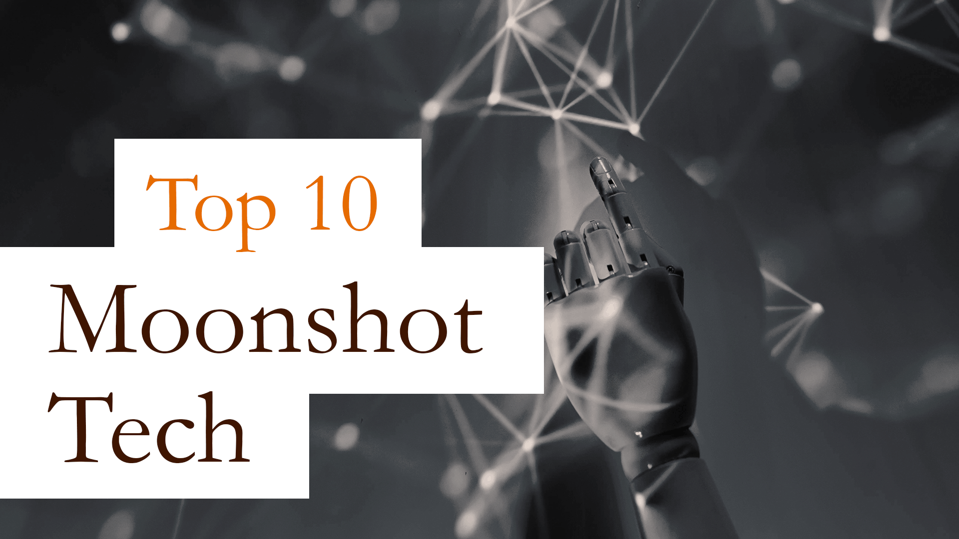 Investition für das Morgen: Obermatts Top 10 der Moonshot-Technologie
